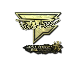Sticker | Twistzz (Gold) | Antwerp 2022