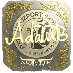 Sticker | adamb (Gold) | Austin 2025
