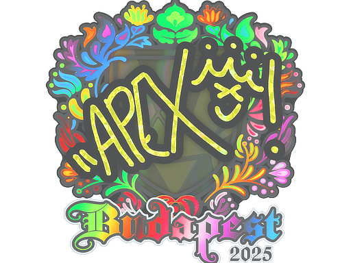 Sticker | apEX (Holo) | Budapest 2025