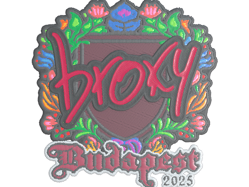Sticker | broky (Embroidered) | Budapest 2025