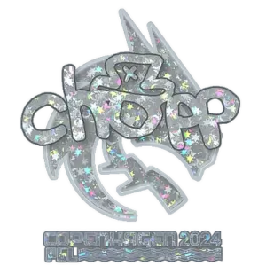 Sticker | chopper (Glitter) | Copenhagen 2024