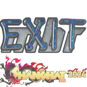 Sticker | exit (Glitter) | Shanghai 2024