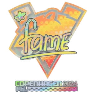 Sticker | fame (Holo) | Copenhagen 2024
