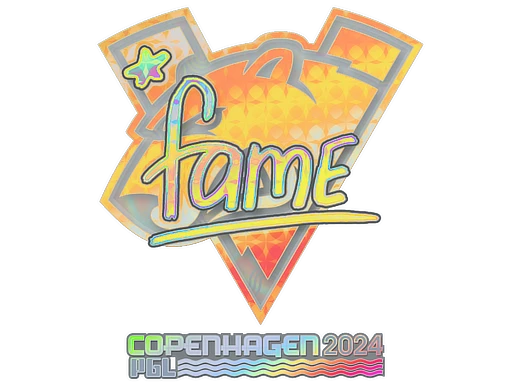 Sticker | fame (Holo) | Copenhagen 2024