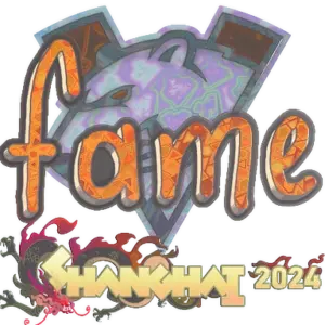 Sticker | fame (Holo) | Shanghai 2024