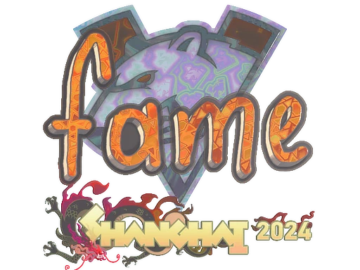 Sticker | fame (Holo) | Shanghai 2024