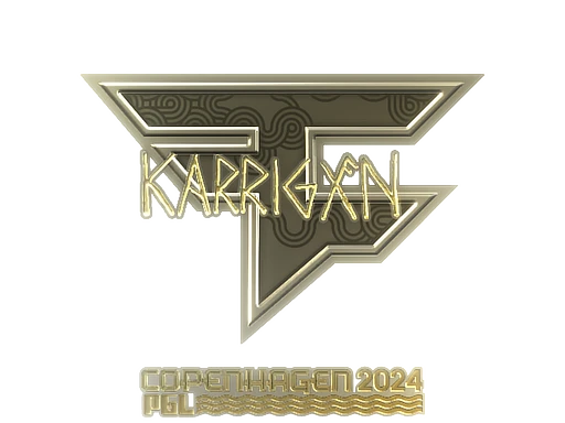 Sticker | karrigan (Gold) | Copenhagen 2024