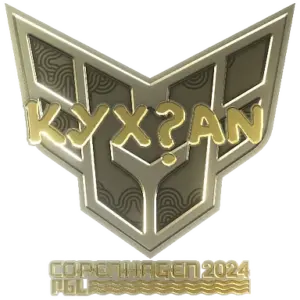 Sticker | kyxsan (Gold) | Copenhagen 2024