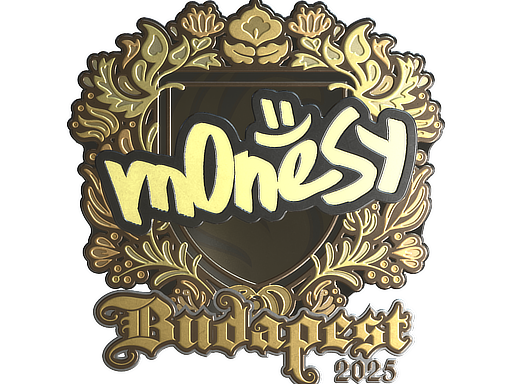 Sticker | m0NESY (Gold) | Budapest 2025