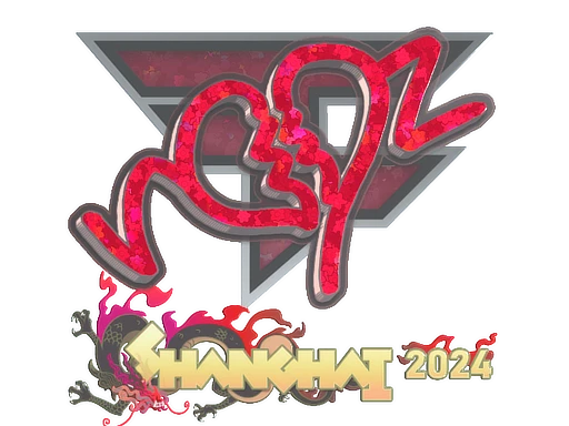 Sticker | ropz (Glitter) | Shanghai 2024