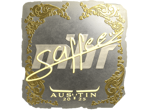 Sticker | saffee (Gold) | Austin 2025