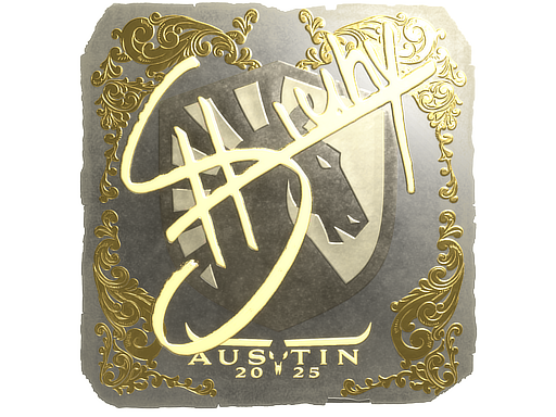 Sticker | siuhy (Gold) | Austin 2025