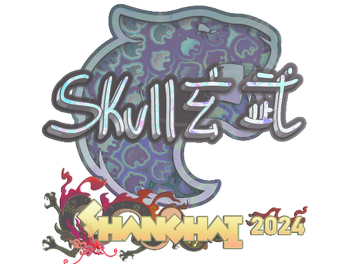 Sticker | skullz (Holo) | Shanghai 2024