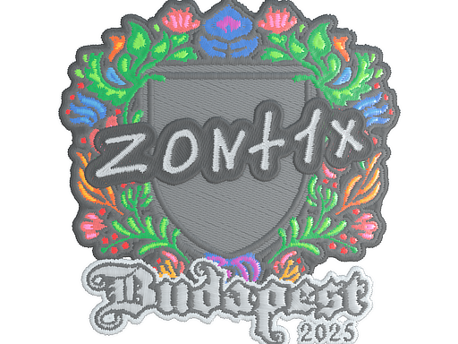 Sticker | zont1x (Embroidered) | Budapest 2025