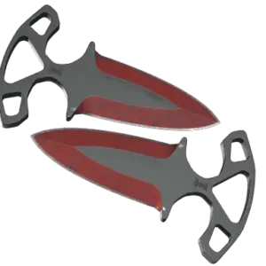 ★ StatTrak™ Shadow Daggers | Crimson Web (Well-Worn)