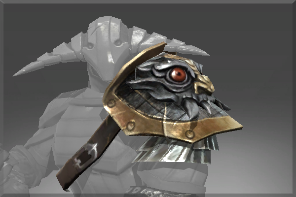 Cursed Pauldron of The Iron Drakken