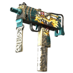 MAC-10 | Cat Fight (Well-Worn)