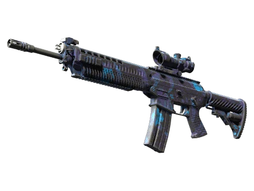 StatTrak™ SG 553 | Aloha (Well-Worn)