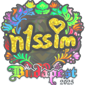 Sticker | n1ssim (Holo) | Budapest 2025