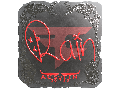Sticker | rain (Foil) | Austin 2025