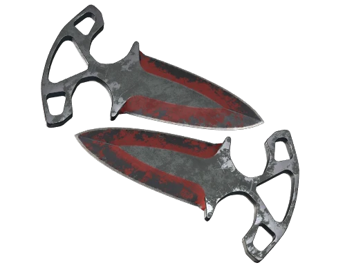 ★ StatTrak™ Shadow Daggers | Crimson Web (Battle-Scarred)