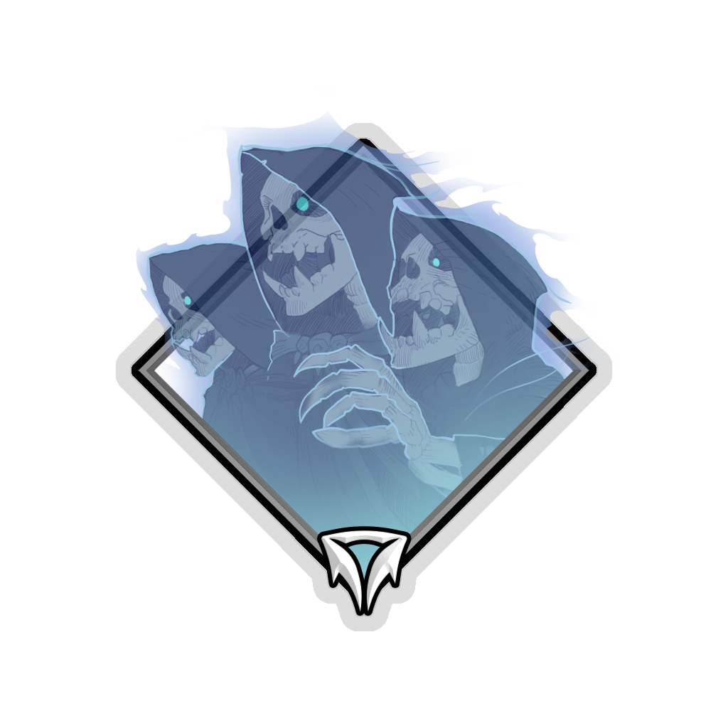 Gold Crownfall Sticker - Skeleton Ancestors