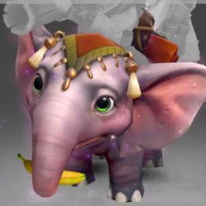 Inscribed Pachyderm Powderwagon Elephant