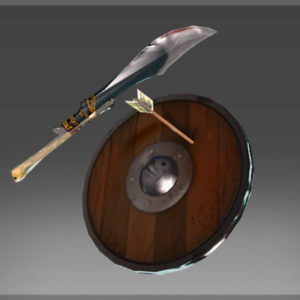 Inscribed Salvaged Sword and Board