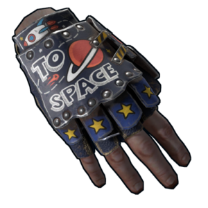 Space Raider Roadsign Gloves