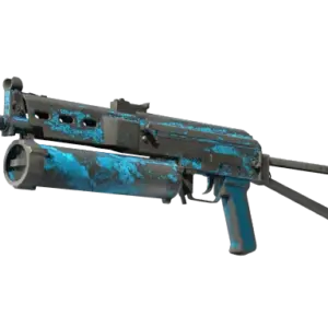 StatTrak™ PP-Bizon | Blue Streak (Battle-Scarred)