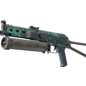 StatTrak™ PP-Bizon | Cobalt Halftone (Well-Worn)