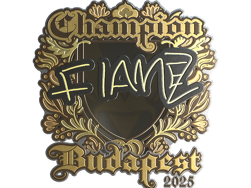 Sticker | FlameZ (Gold, Champion) | Budapest 2025