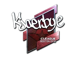 Sticker | Kjaerbye (Foil) | Boston 2018