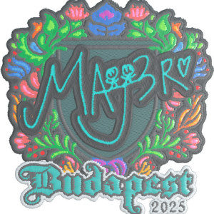 Sticker | MAJ3R (Embroidered) | Budapest 2025
