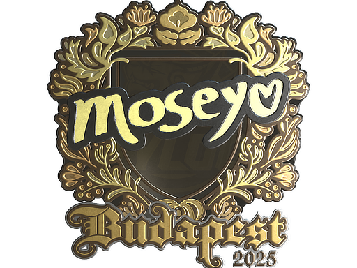 Sticker | Moseyuh (Gold) | Budapest 2025