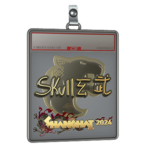 Sticker Slab | skullz (Gold) | Shanghai 2024