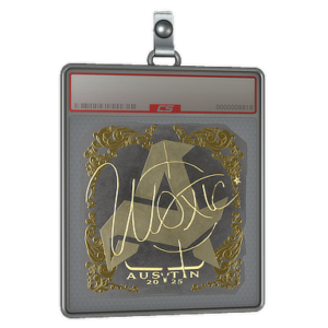 Sticker Slab | woxic (Gold) | Austin 2025