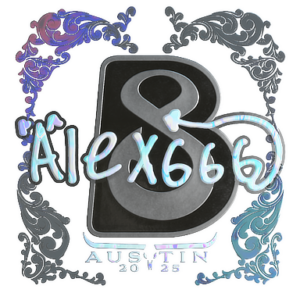 Sticker | alex666 (Holo) | Austin 2025