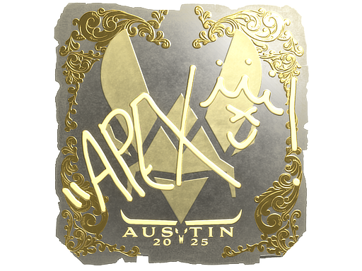 Sticker | apEX (Gold) | Austin 2025