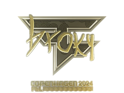 Sticker | broky (Gold) | Copenhagen 2024