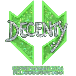 Sticker | decenty (Glitter) | Copenhagen 2024