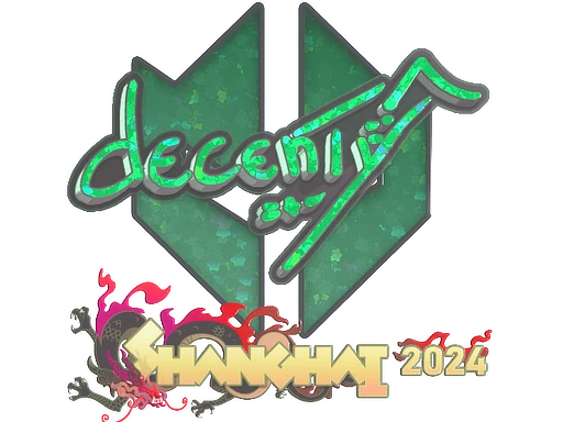 Sticker | decenty (Glitter) | Shanghai 2024