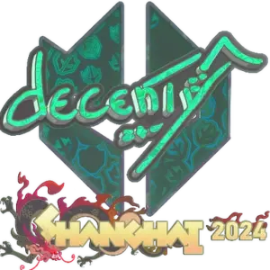 Sticker | decenty (Holo) | Shanghai 2024