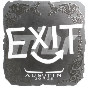 Sticker | exit (Foil) | Austin 2025