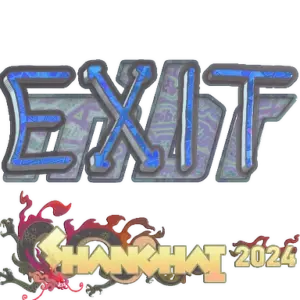 Sticker | exit (Holo) | Shanghai 2024