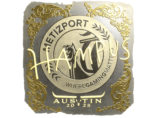 Sticker | hampus (Gold) | Austin 2025