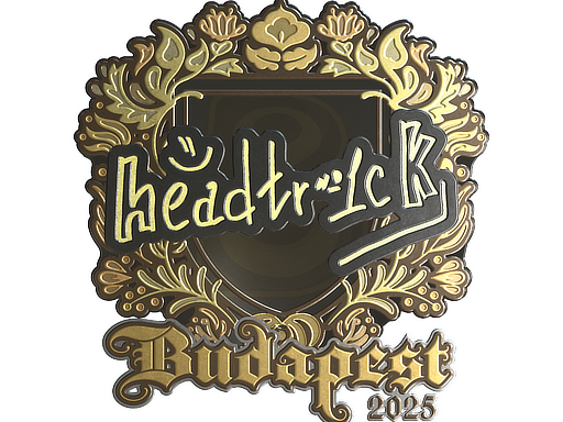 Sticker | headtr1ck (Gold) | Budapest 2025