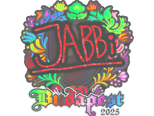 Sticker | jabbi (Holo) | Budapest 2025