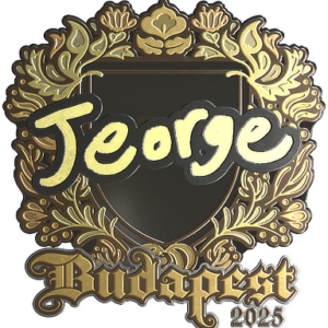 Sticker | jeorge (Gold) | Budapest 2025
