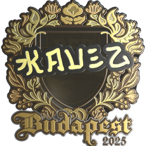 Sticker | kauez (Gold) | Budapest 2025